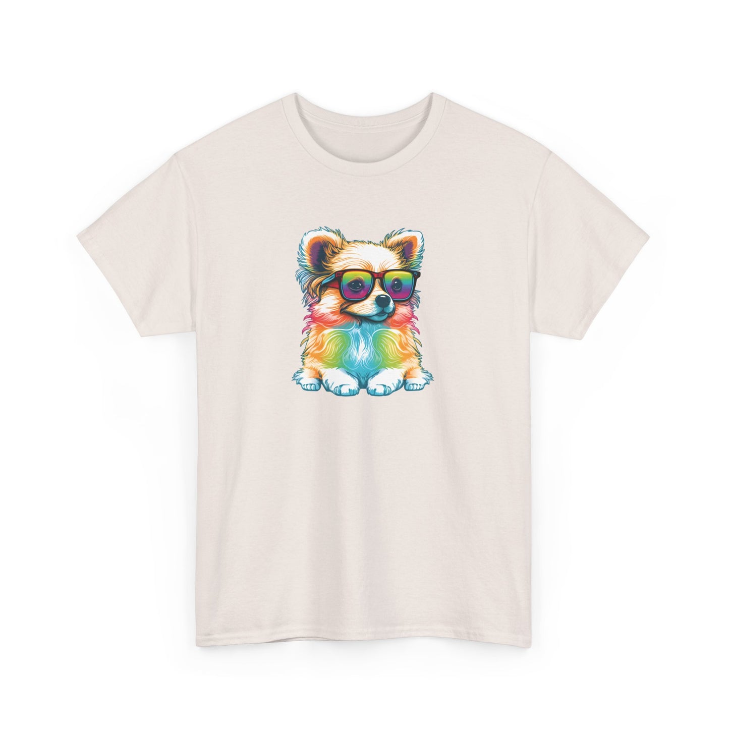 Dog with Sunglasses Short Sleeve Tee 004
