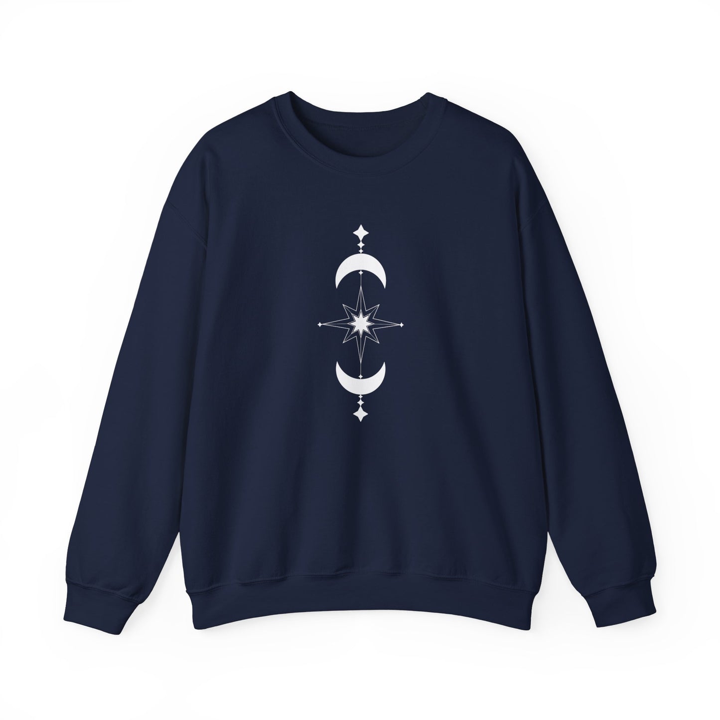 Linear Star and Moons Sweatshirt