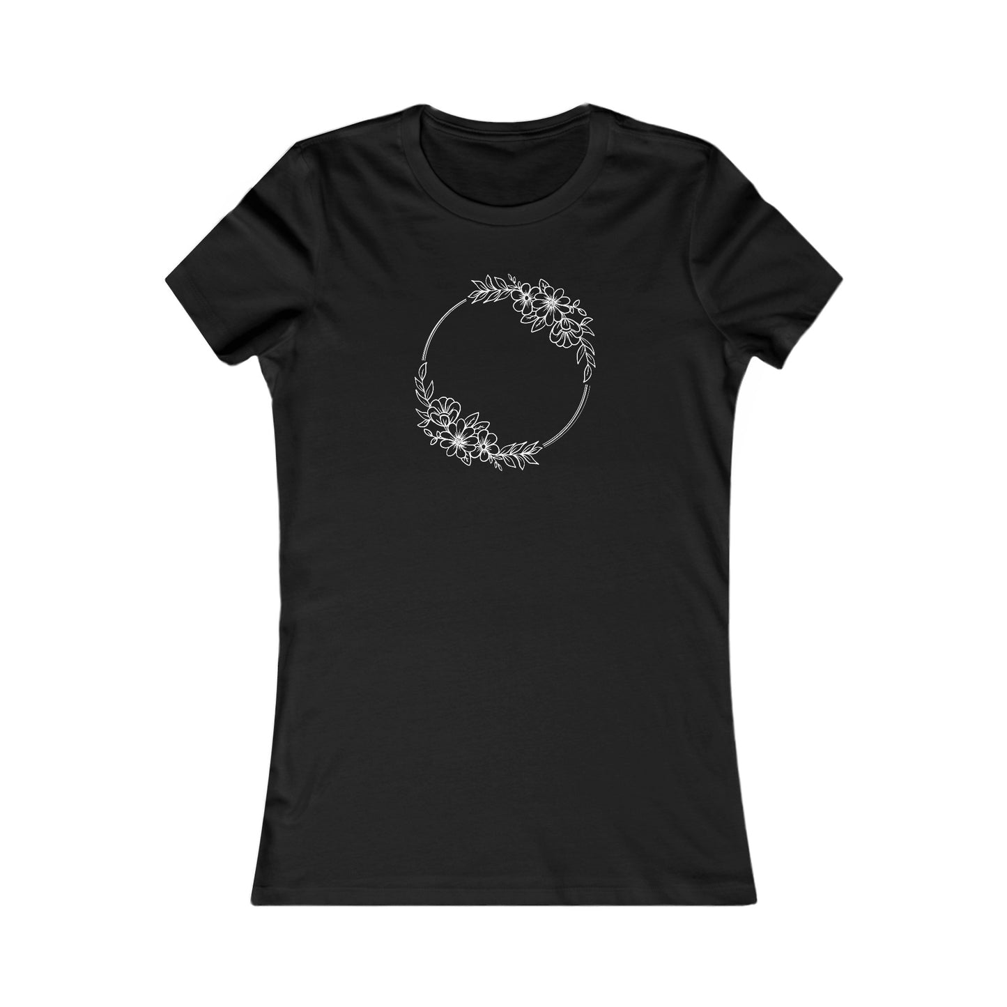Double Wildflowers Circle Fitted Tee