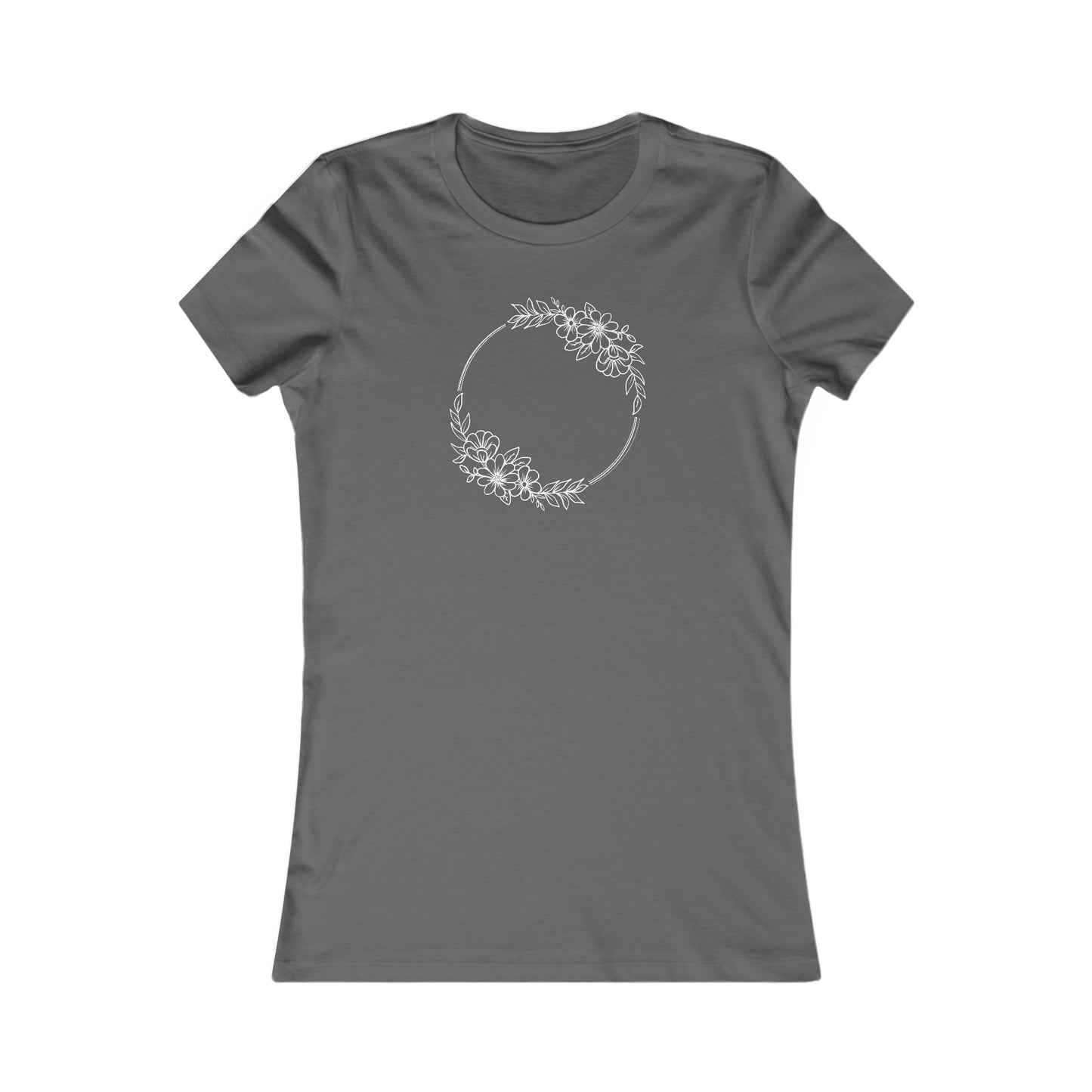 Double Wildflowers Circle Fitted Tee