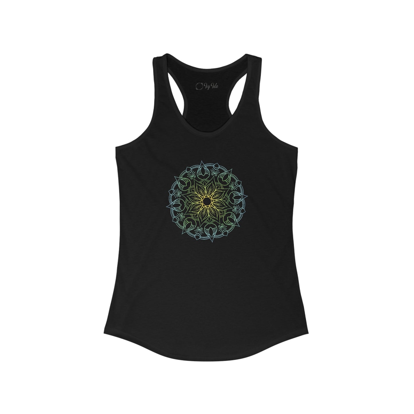 Colorful Mandala Racerback Tank (011)