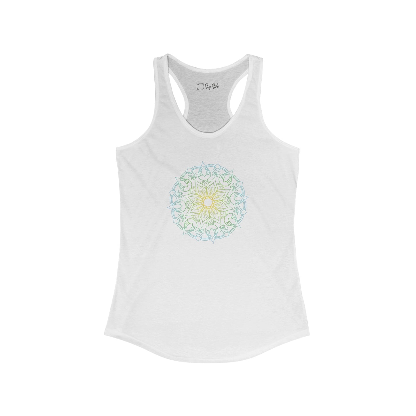 Colorful Mandala Racerback Tank (011)