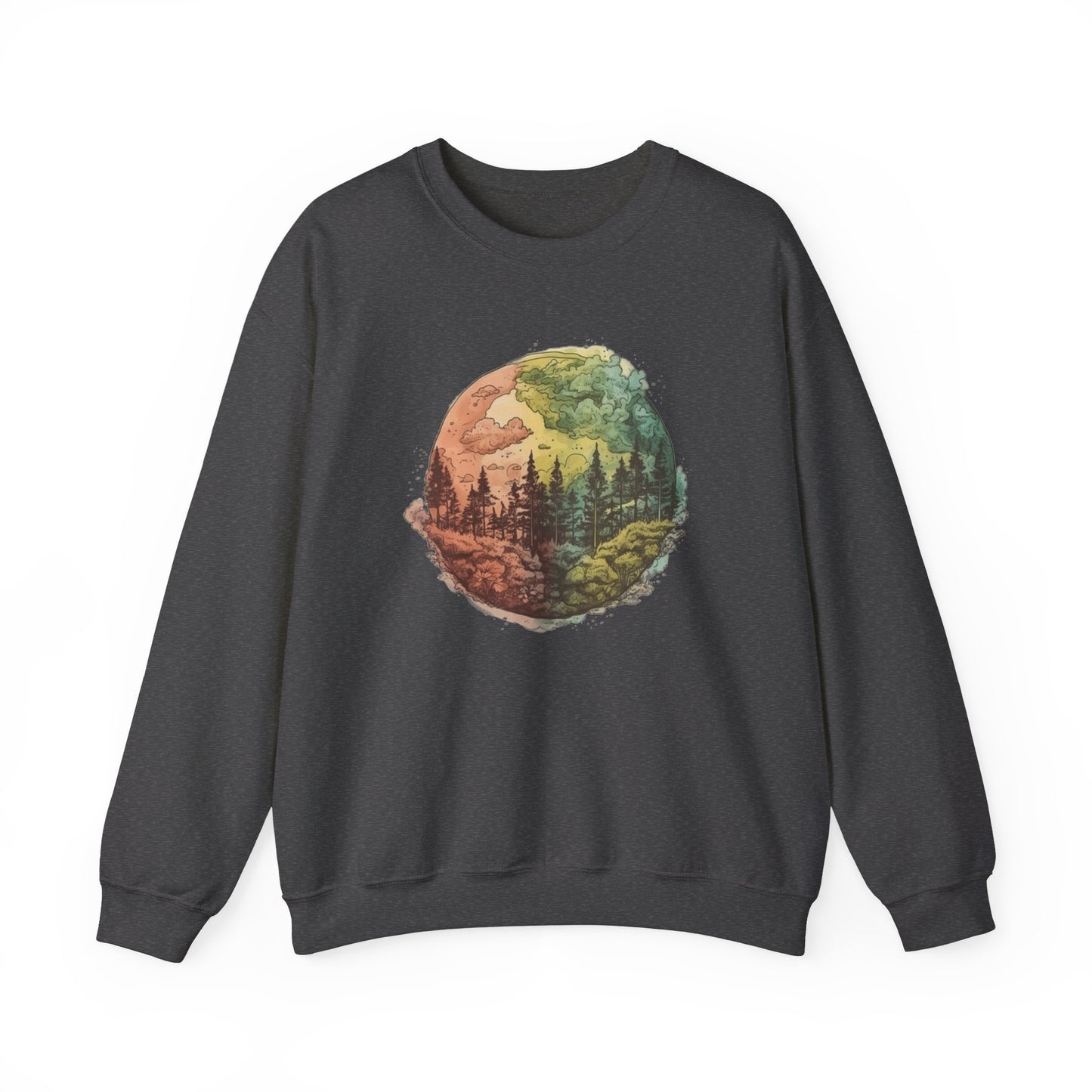 Watercolor Forest Sweatshirt