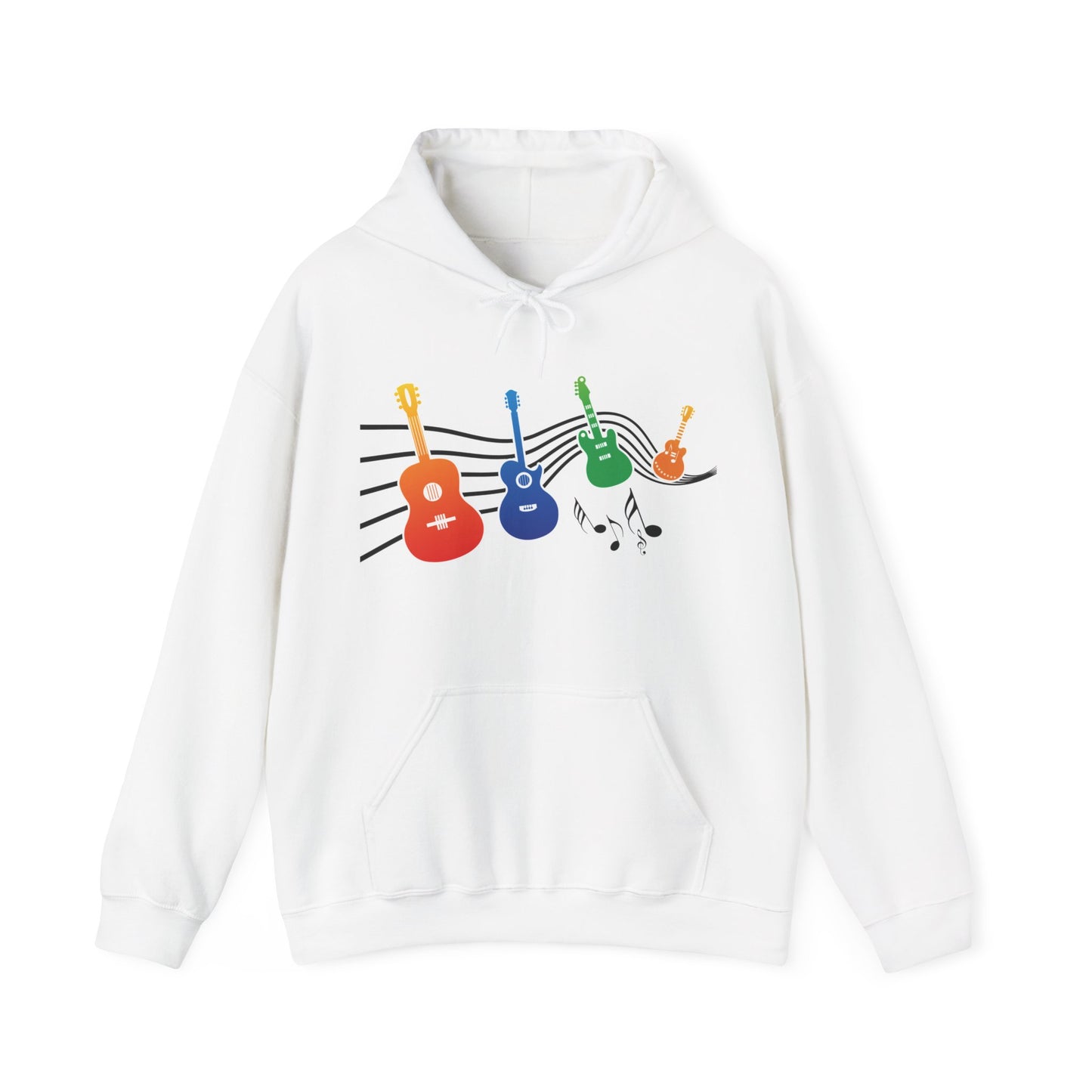 Guitars Hooded Sweatshirt