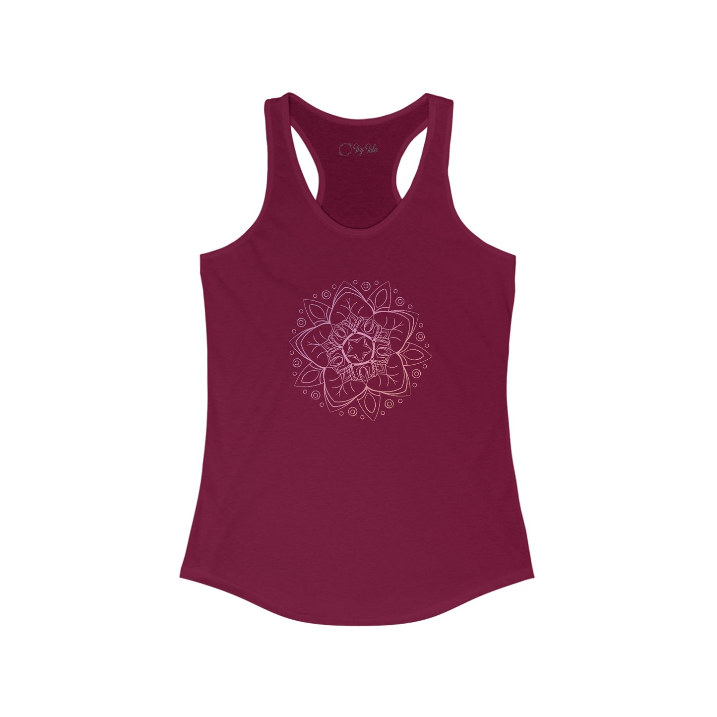 Colorful Mandala Racerback Tank (008)