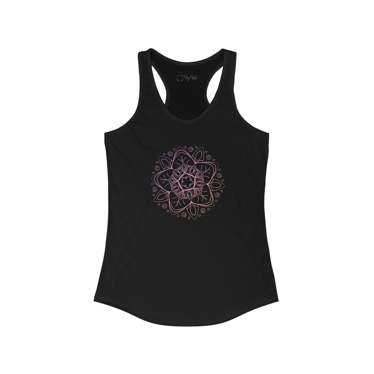 Colorful Mandala Racerback Tank (008)