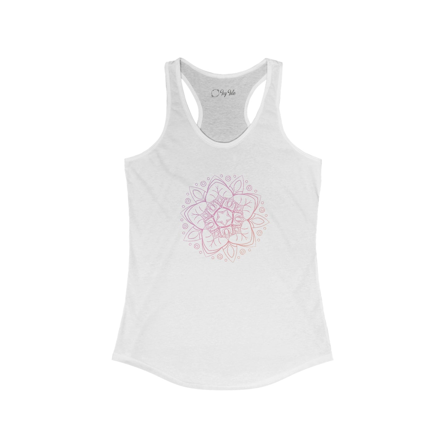 Colorful Mandala Racerback Tank (008)