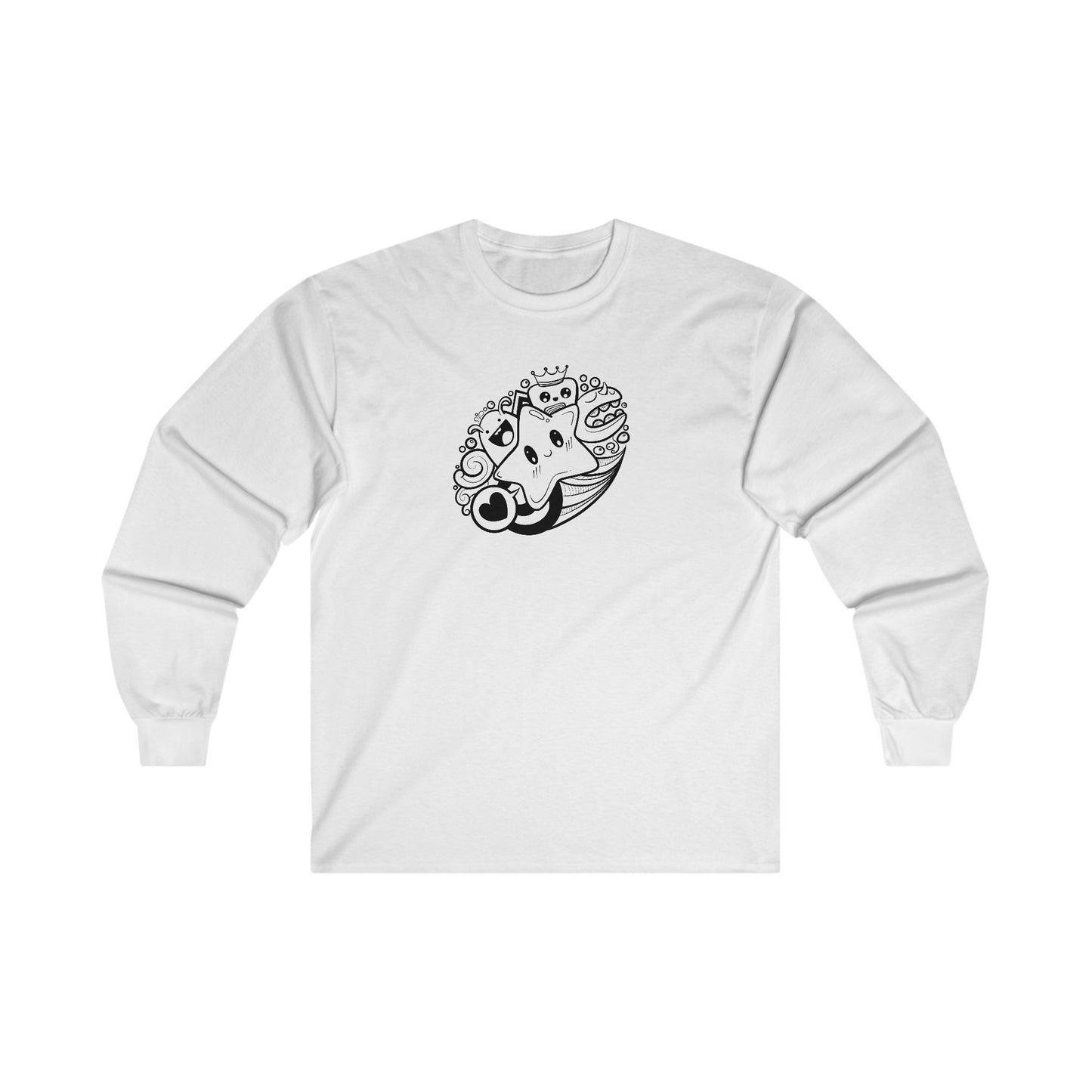 Cute Characters Long Sleeve Tee