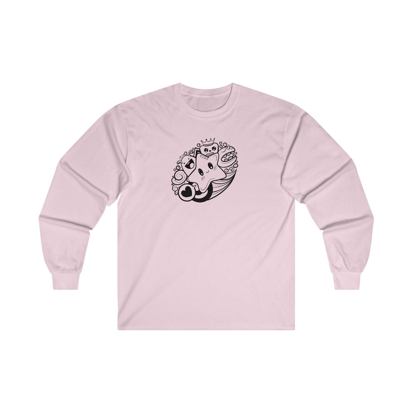 Cute Characters Long Sleeve Tee