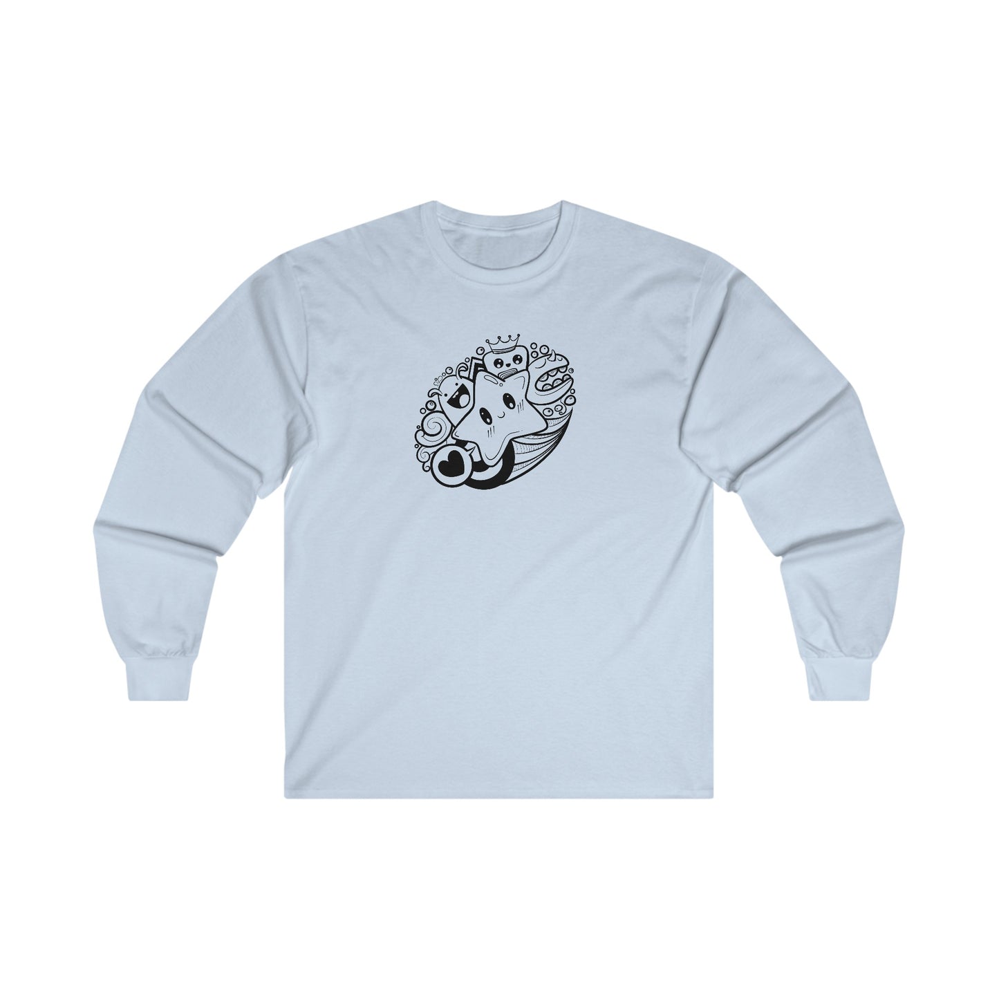 Cute Characters Long Sleeve Tee