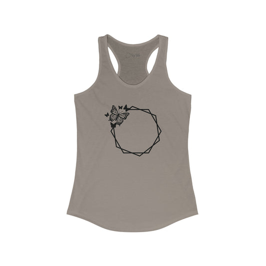 Butterfly Circle Racerback Tank