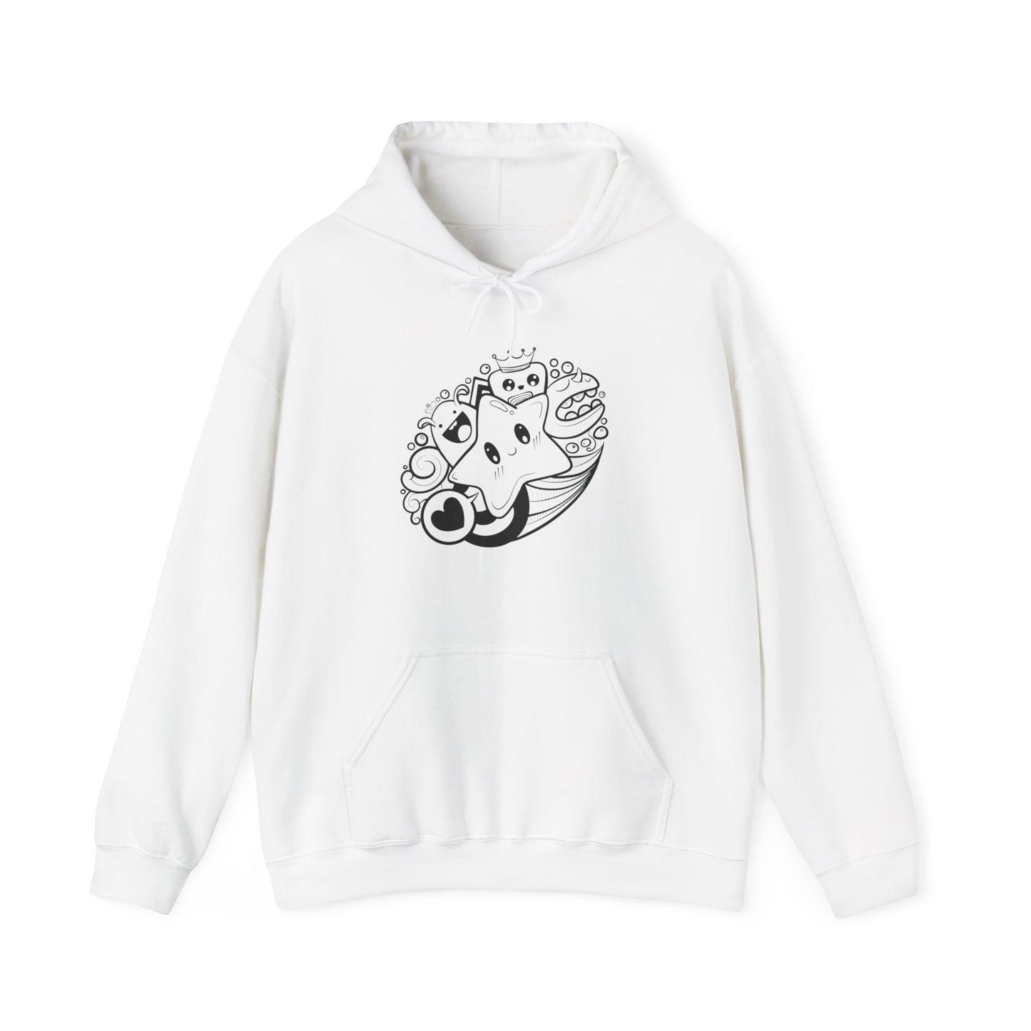 Cute Characters Hooded Sweatshirt