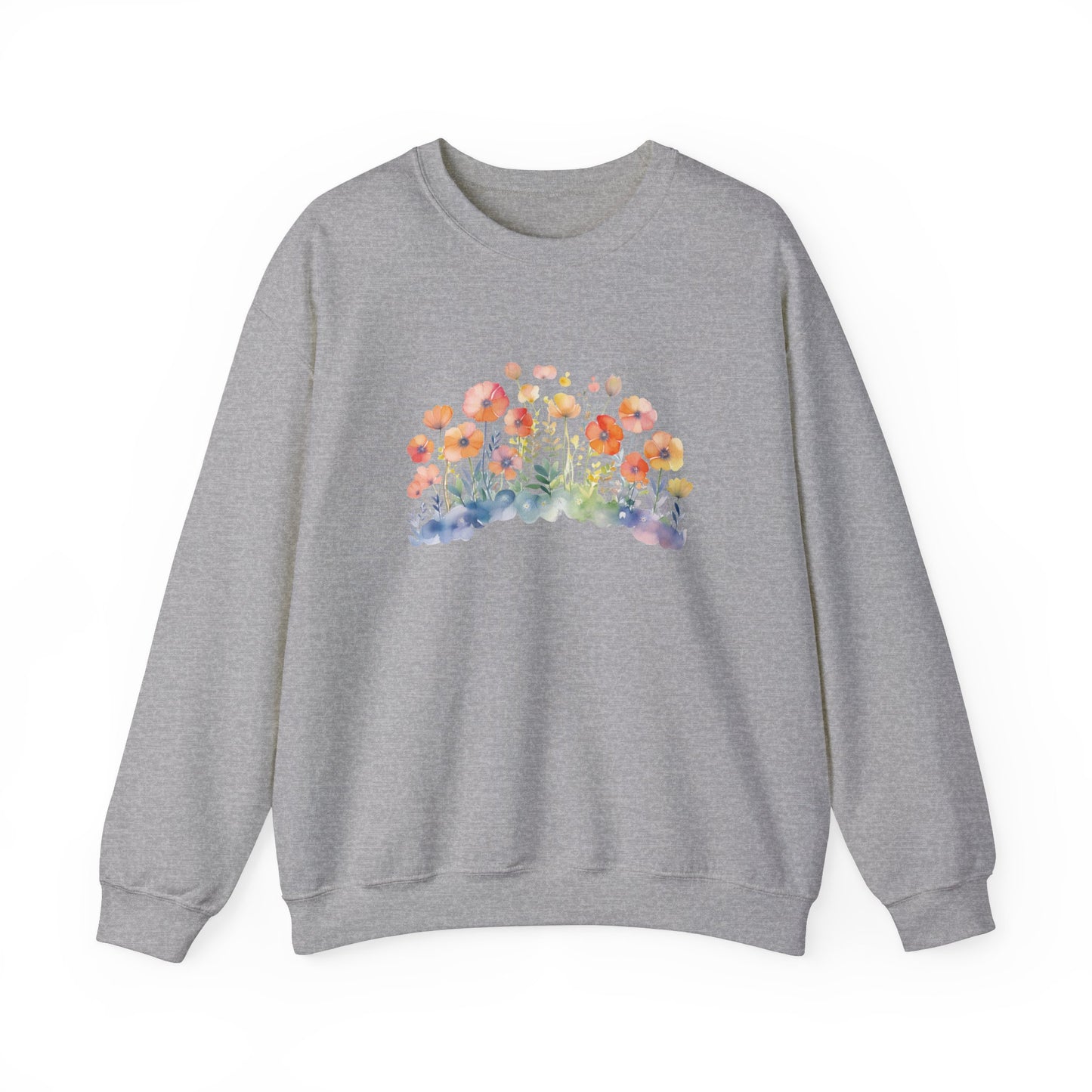 Pretty Watercolor Flowers Sweatshirt