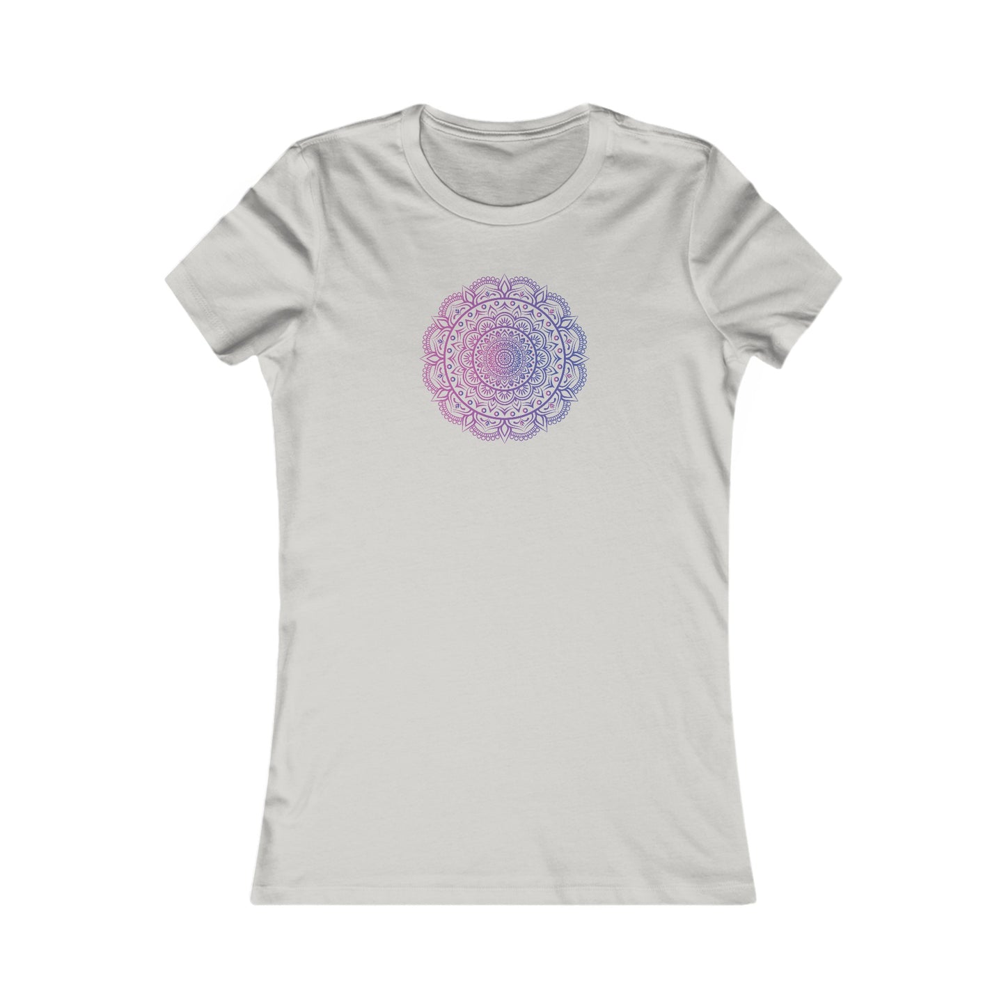 Colorful Mandala Fitted Tee (017)