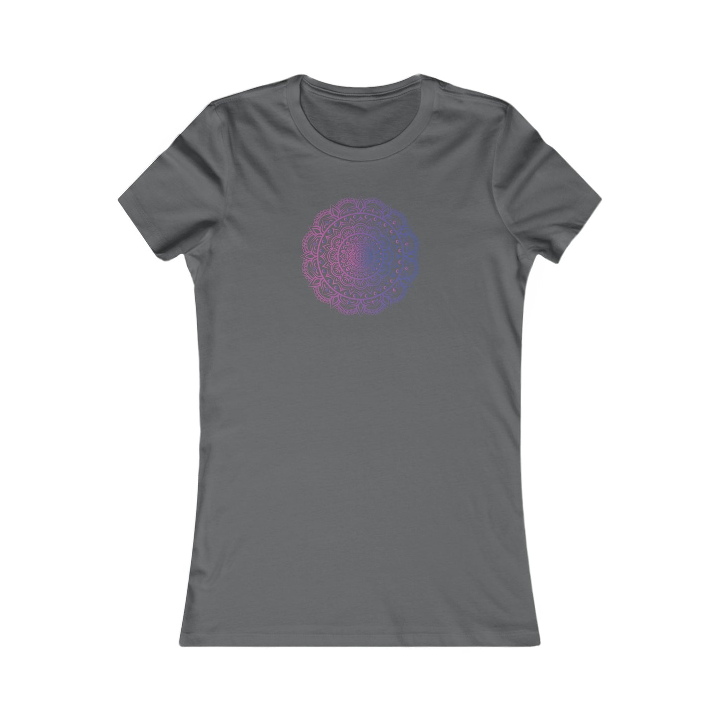 Colorful Mandala Fitted Tee (017)
