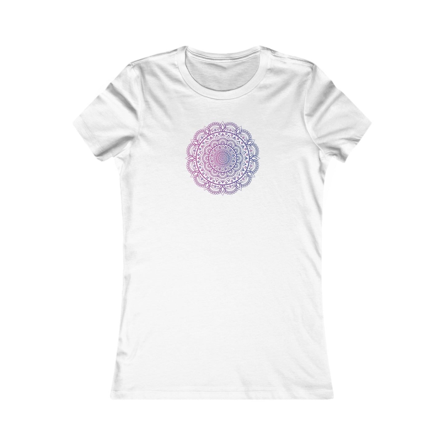 Colorful Mandala Fitted Tee (017)