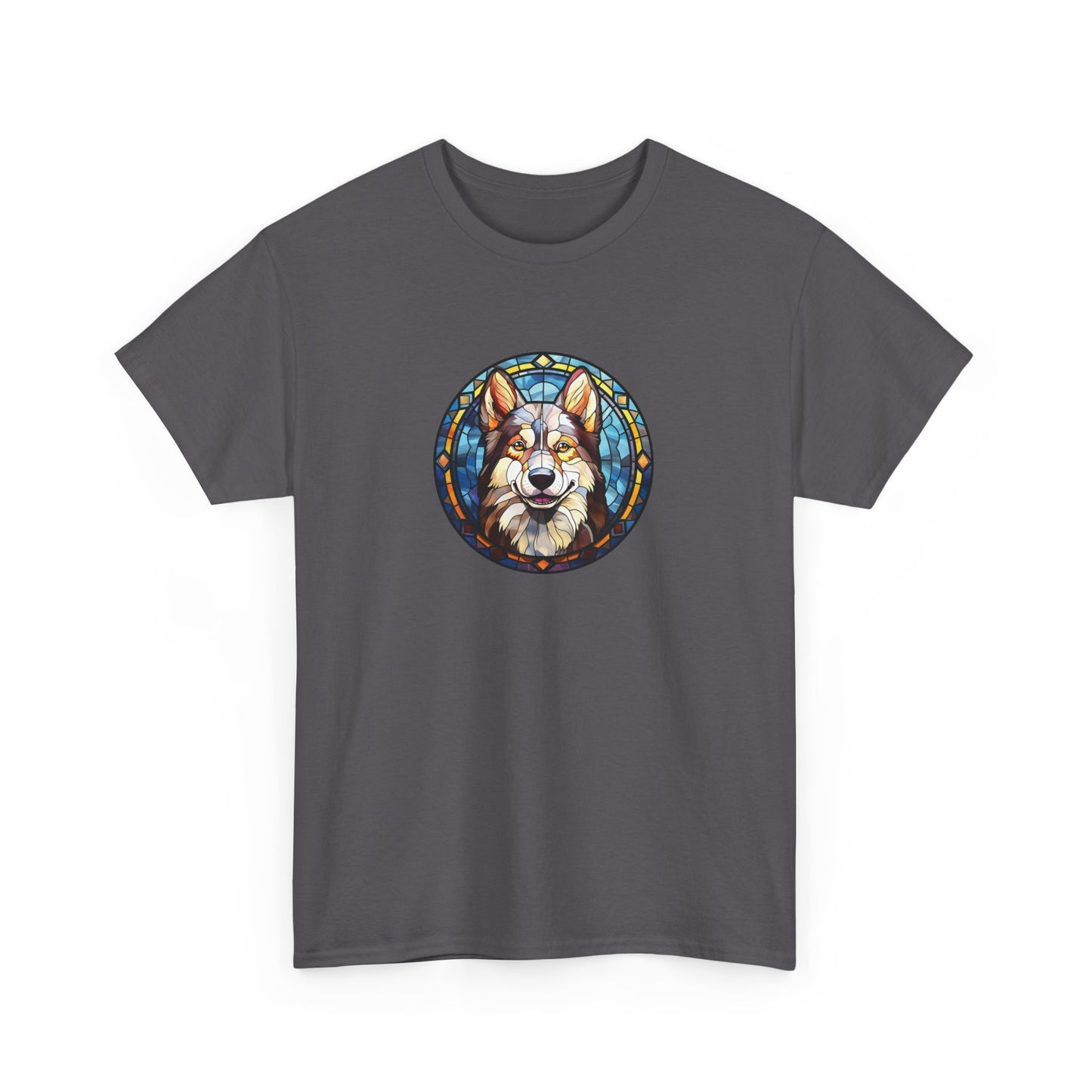 Stained Glass Husky Short Sleeve Tee