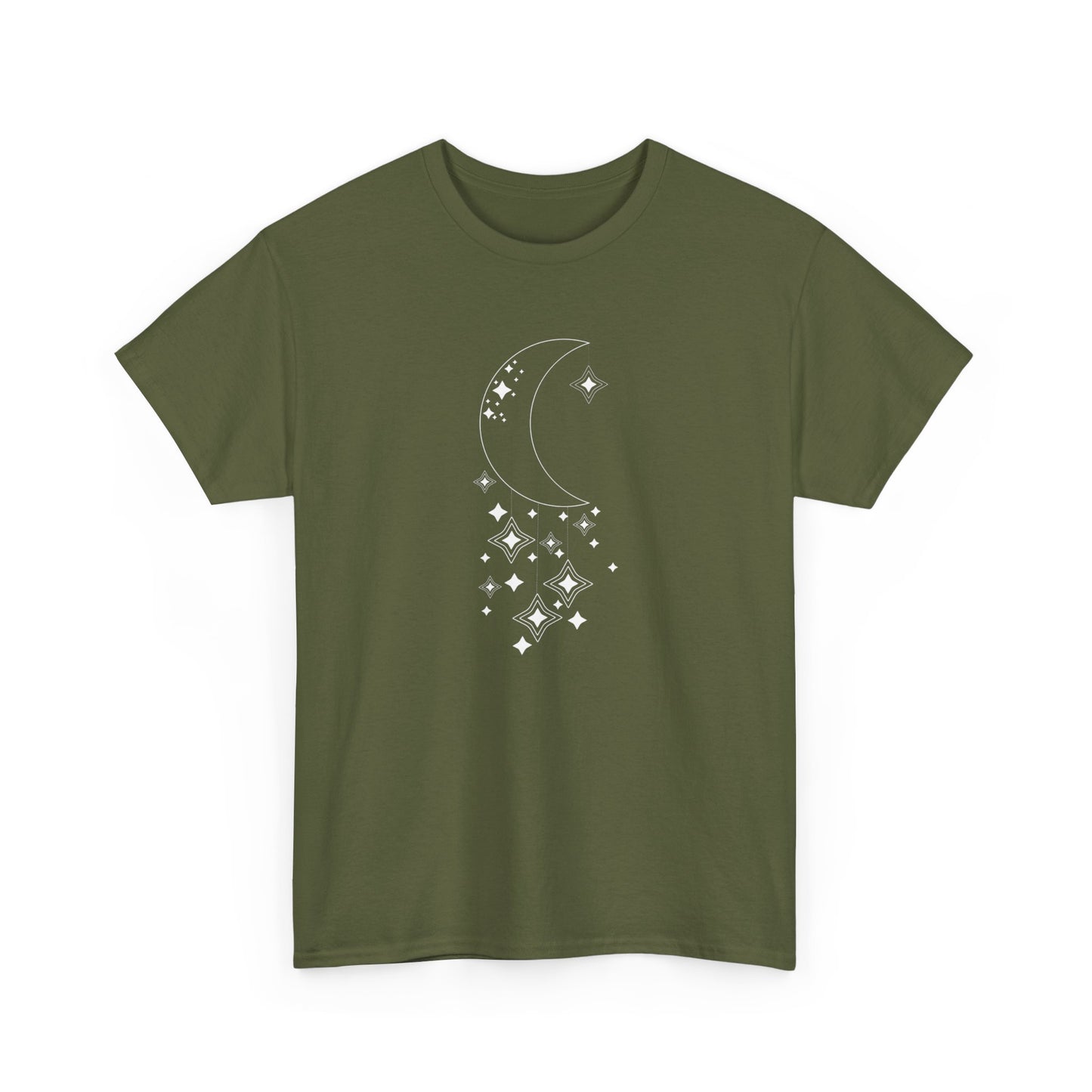 Moon and Hangng Stars Short Sleeve Tee