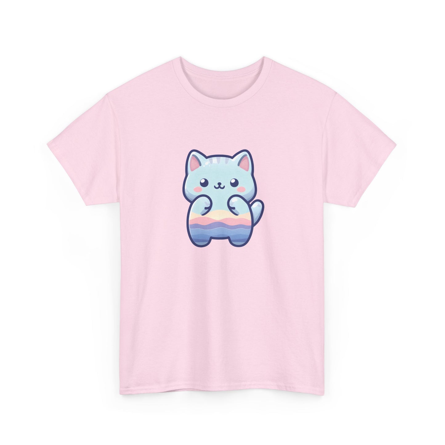 Blue Cat Short Sleeve Tee