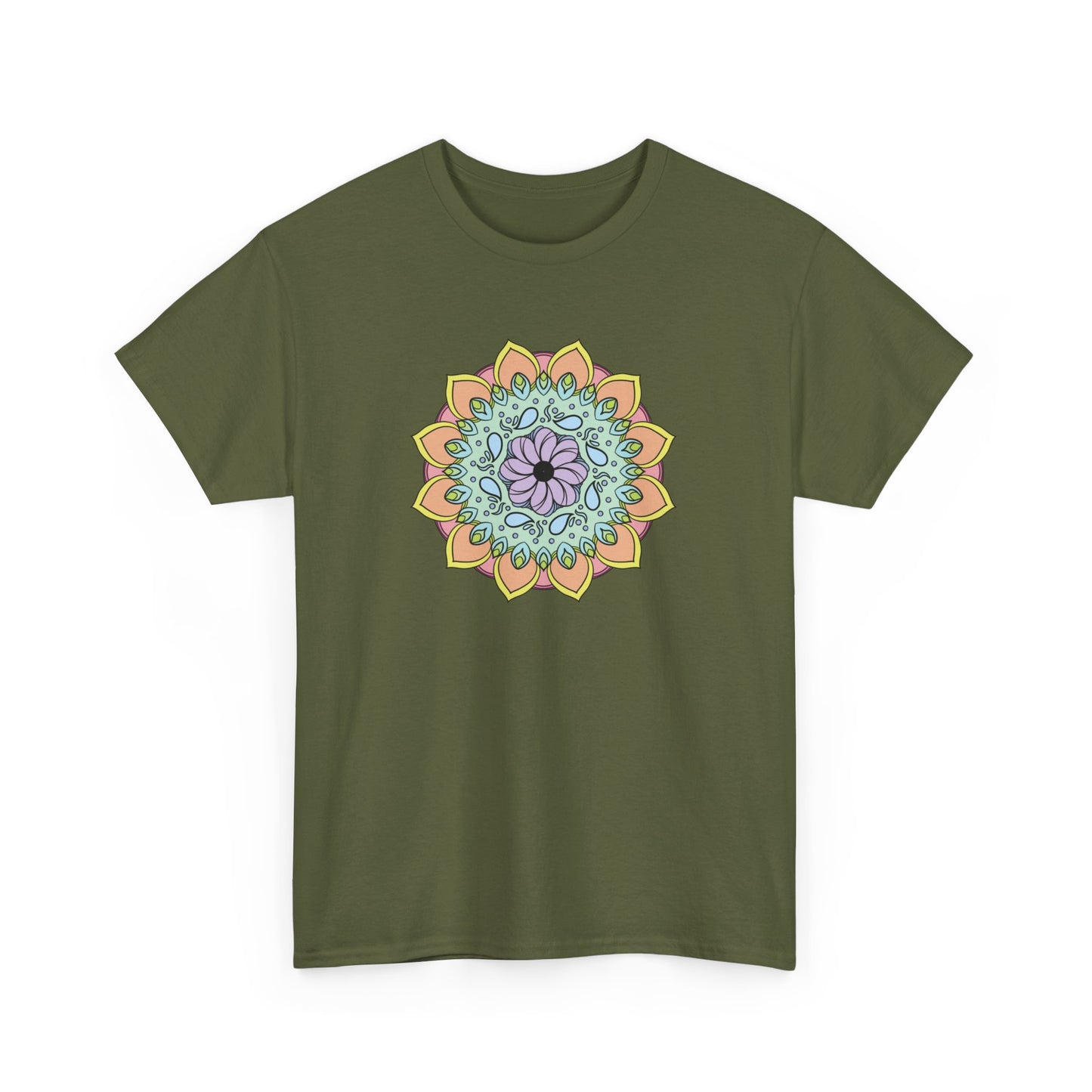 Colorful Mandala Short Sleeve Tee (003)