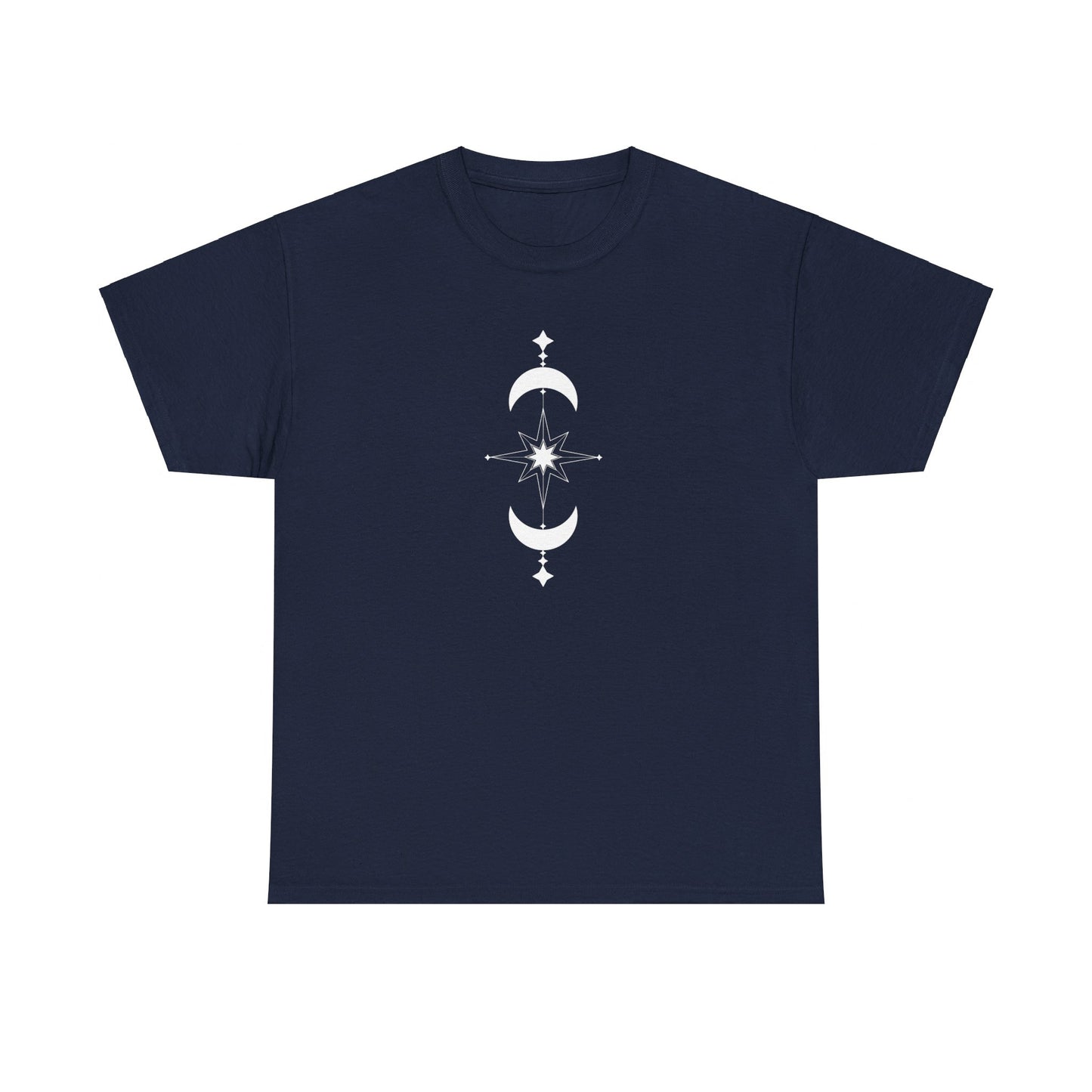 Linear Star and Moons Short Sleeve Tee