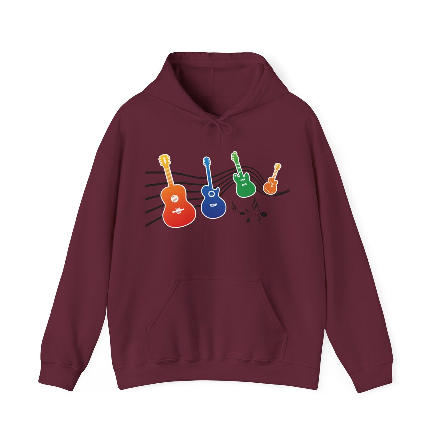Guitars Hooded Sweatshirt