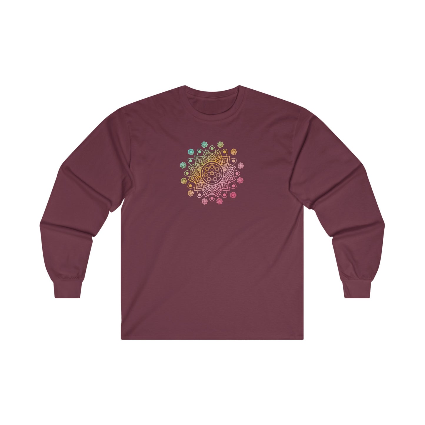 Colorful Mandala Long Sleeve Tee (039)