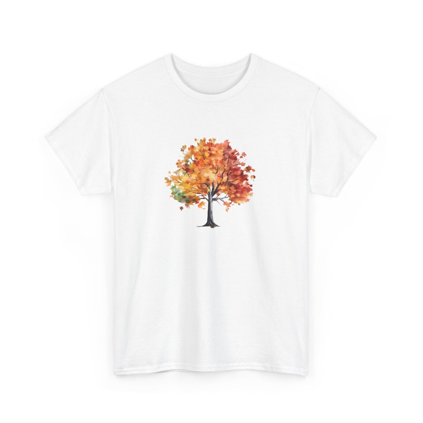 Watercolor Autumn Tree Short Sleeve Tee