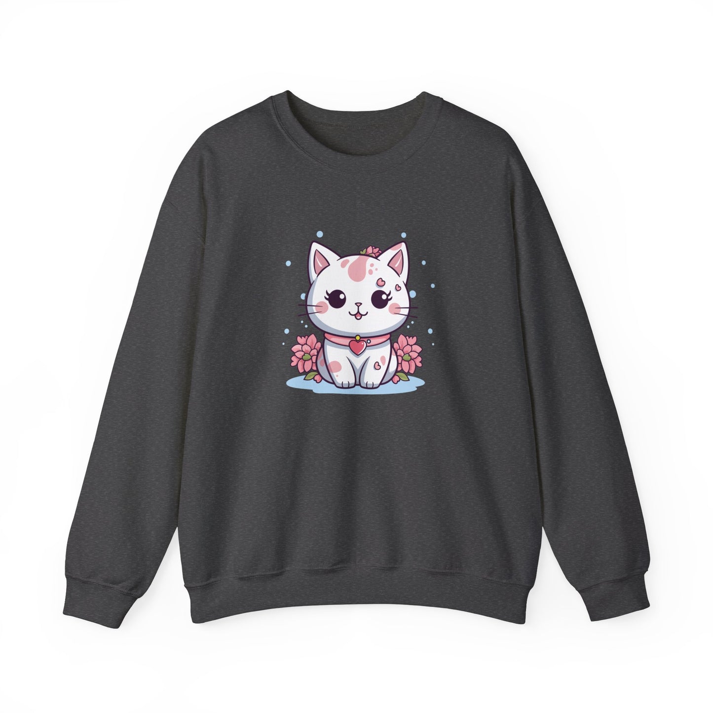 Cute Pink Cat Sweatshirt