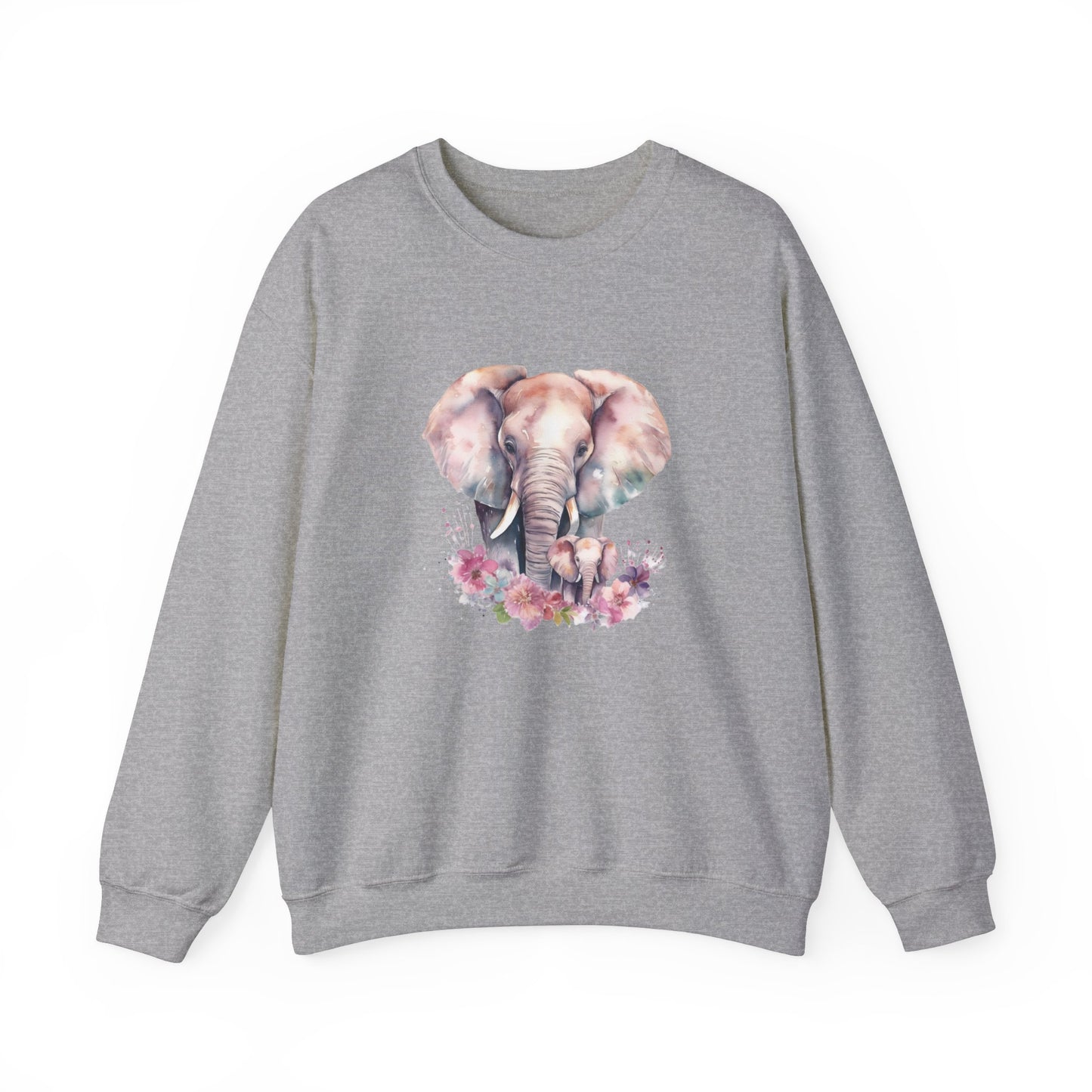 Watercolor Elephants Sweatshirt