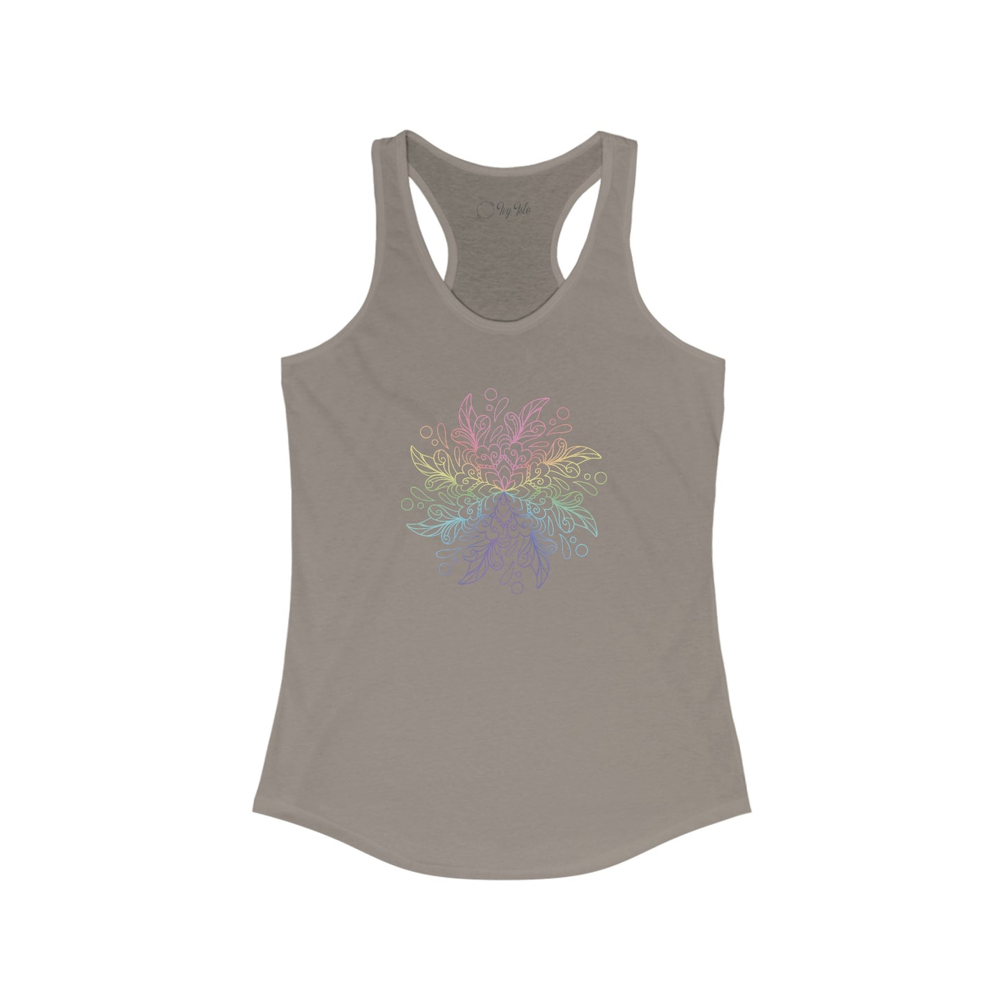 Colorful Mandala Racerback Tank (038)