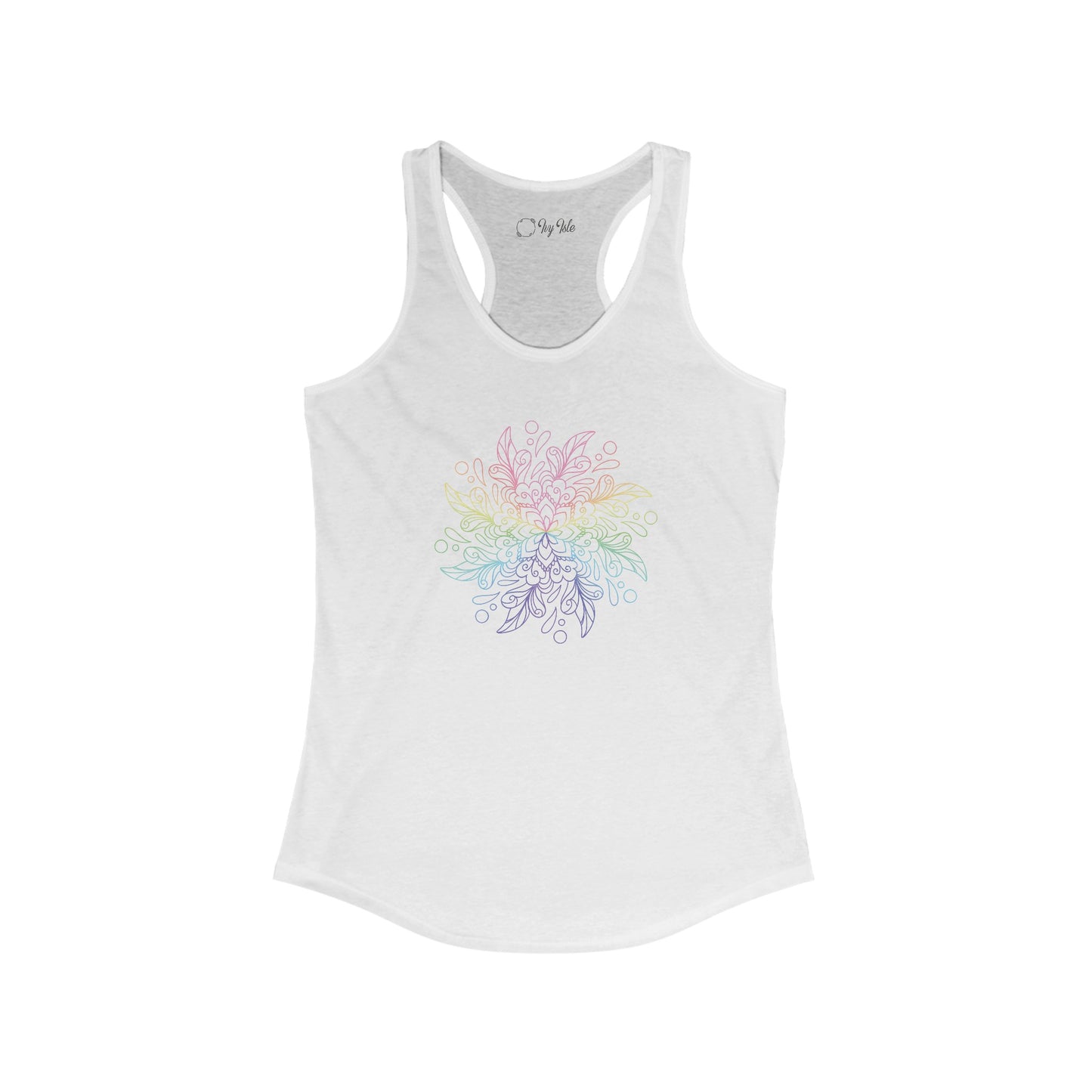 Colorful Mandala Racerback Tank (038)