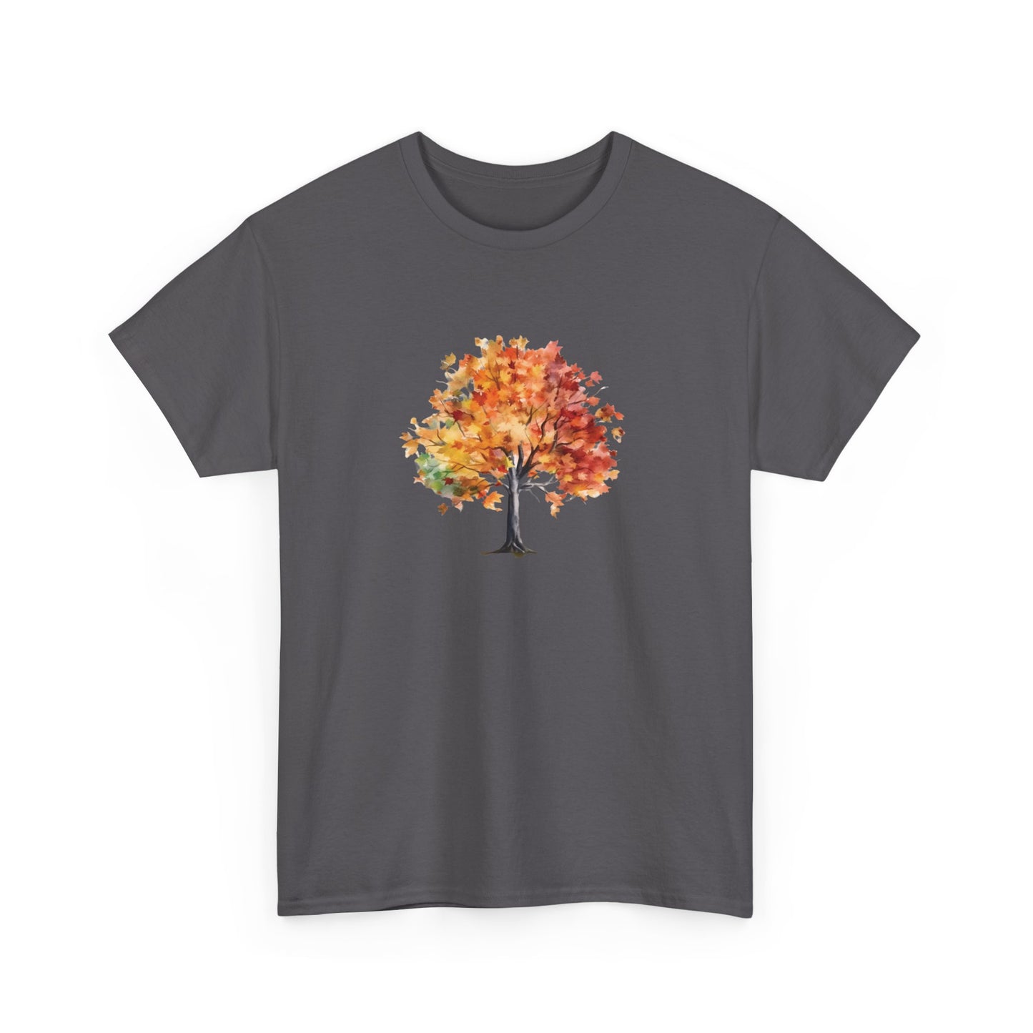 Watercolor Autumn Tree Short Sleeve Tee