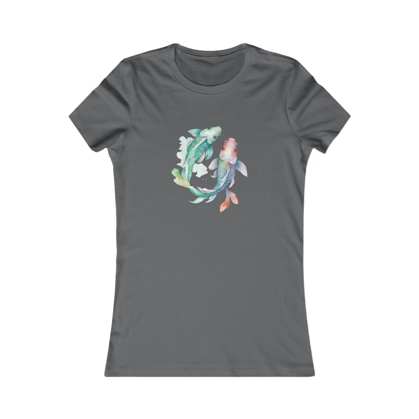 Watercolor Fish Fitted Tee