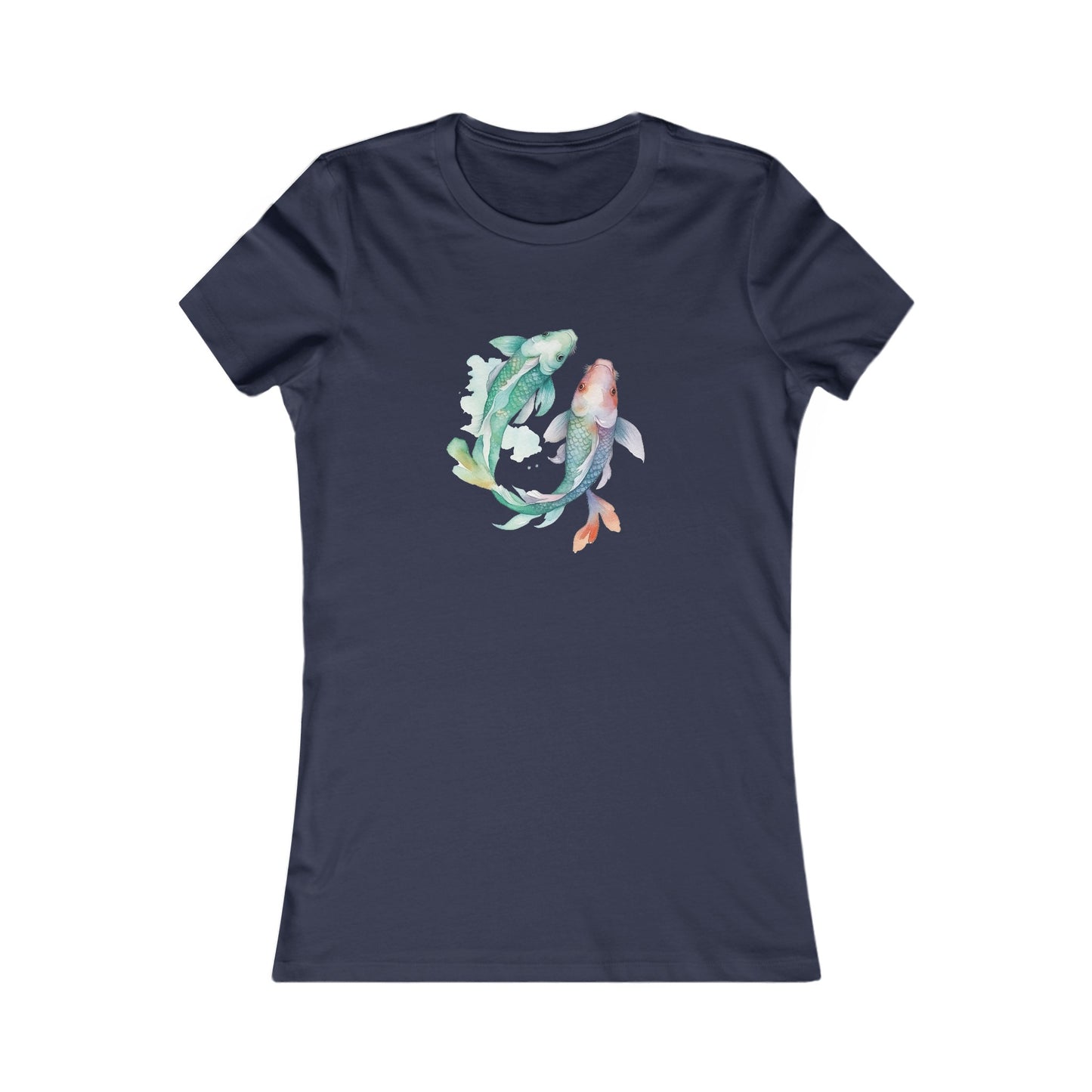 Watercolor Fish Fitted Tee