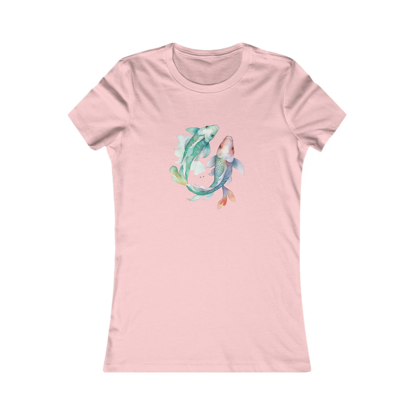 Watercolor Fish Fitted Tee