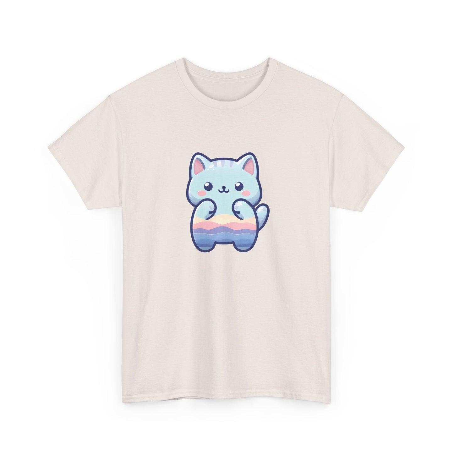 Blue Cat Short Sleeve Tee