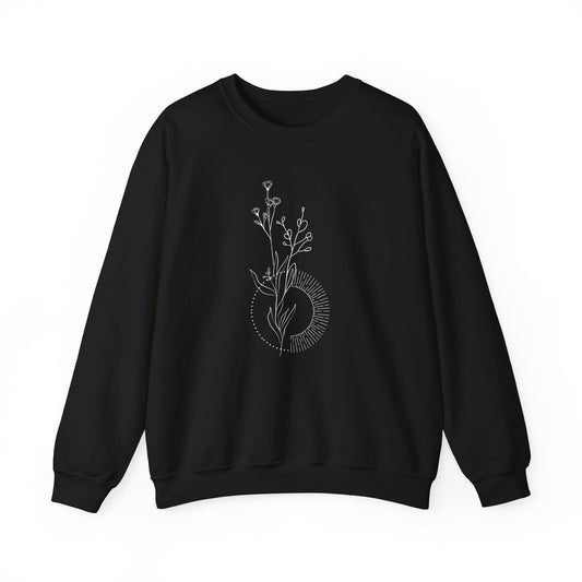Flower and Circle Sweatshirt
