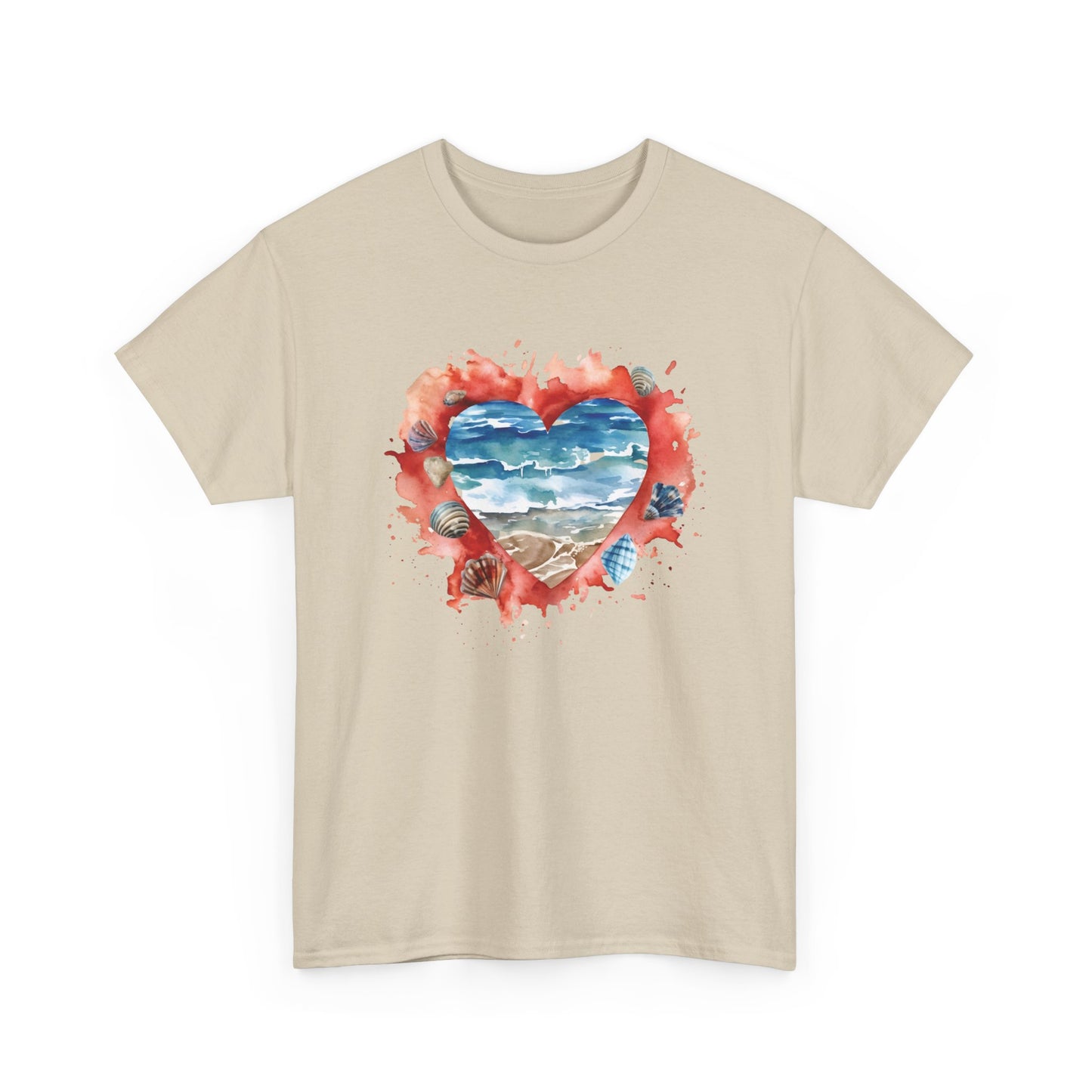 Ocean Heart Short Sleeve Tee