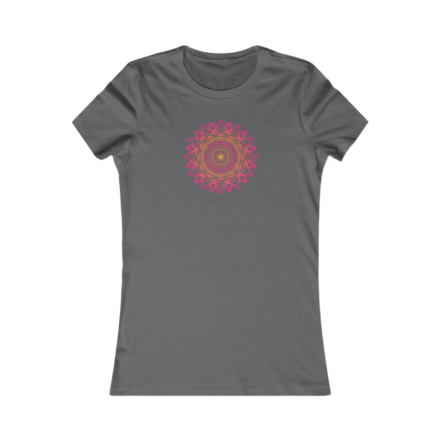 Colorful Mandala Fitted Tee (016)