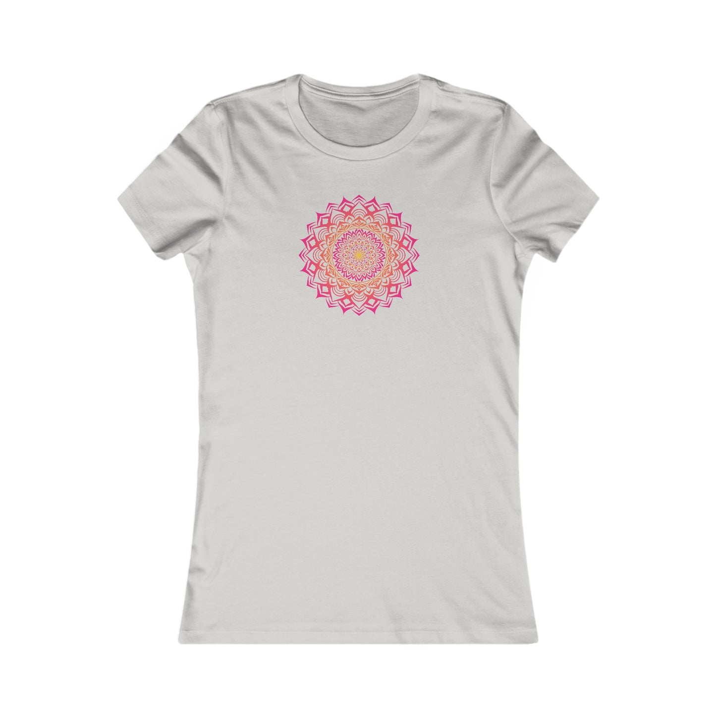 Colorful Mandala Fitted Tee (016)