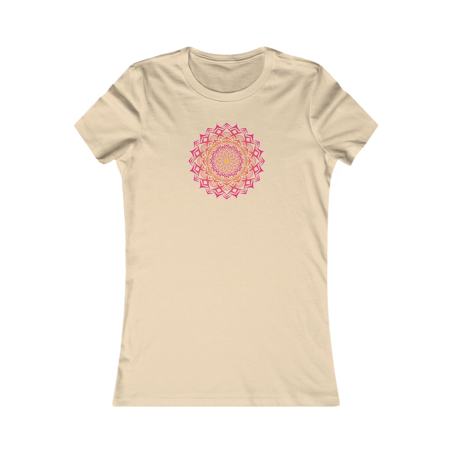Colorful Mandala Fitted Tee (016)