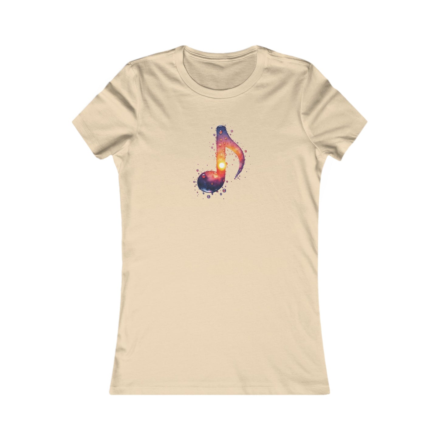Galaxy Music Note Fitted Tee