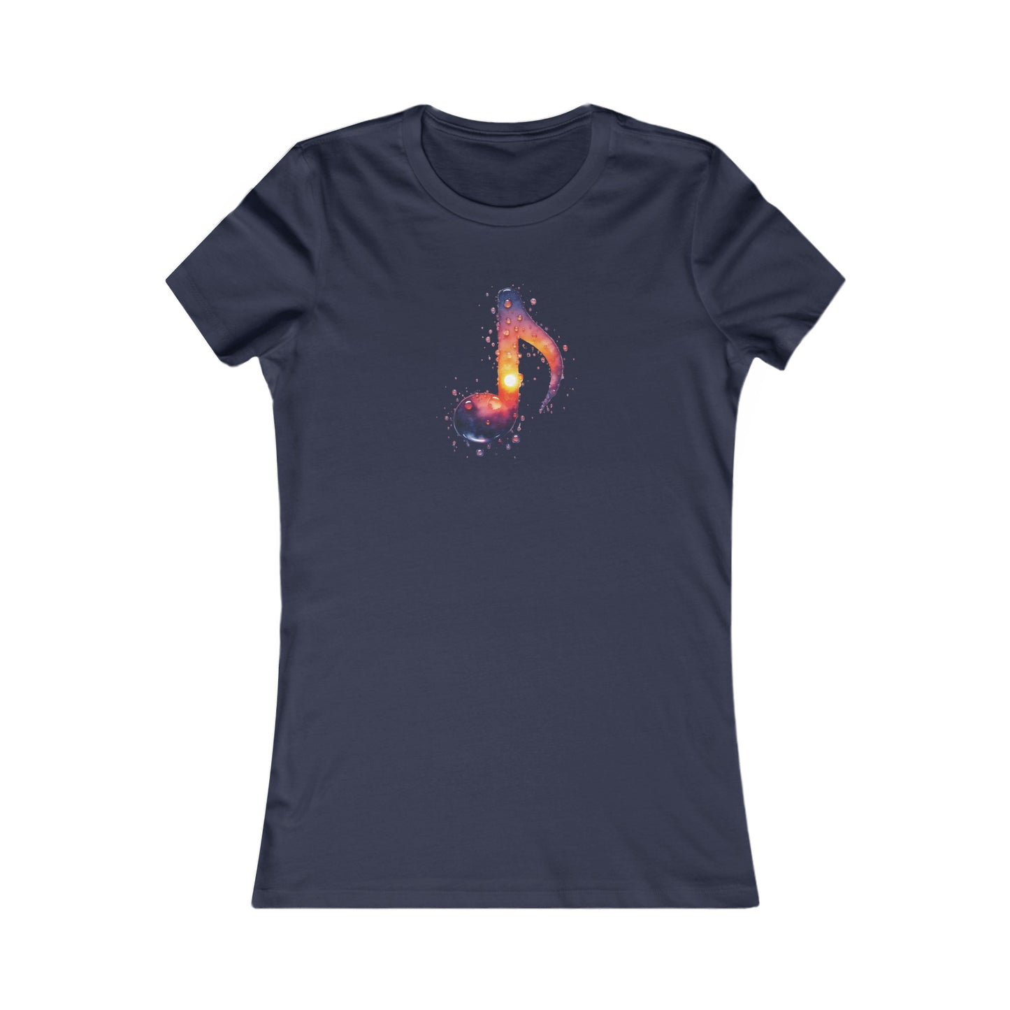 Galaxy Music Note Fitted Tee