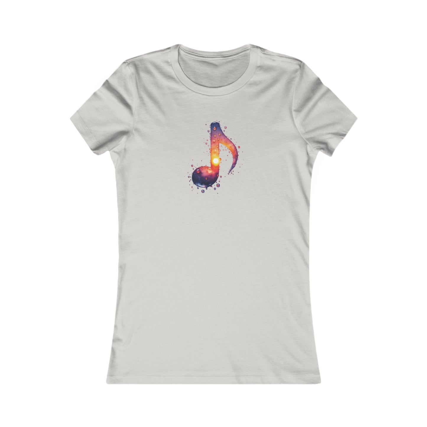 Galaxy Music Note Fitted Tee