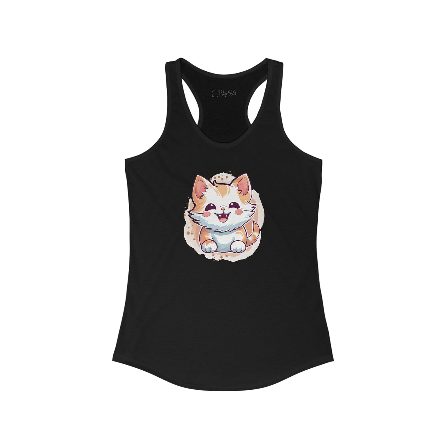 Cute Brown Cat Racerback Tank