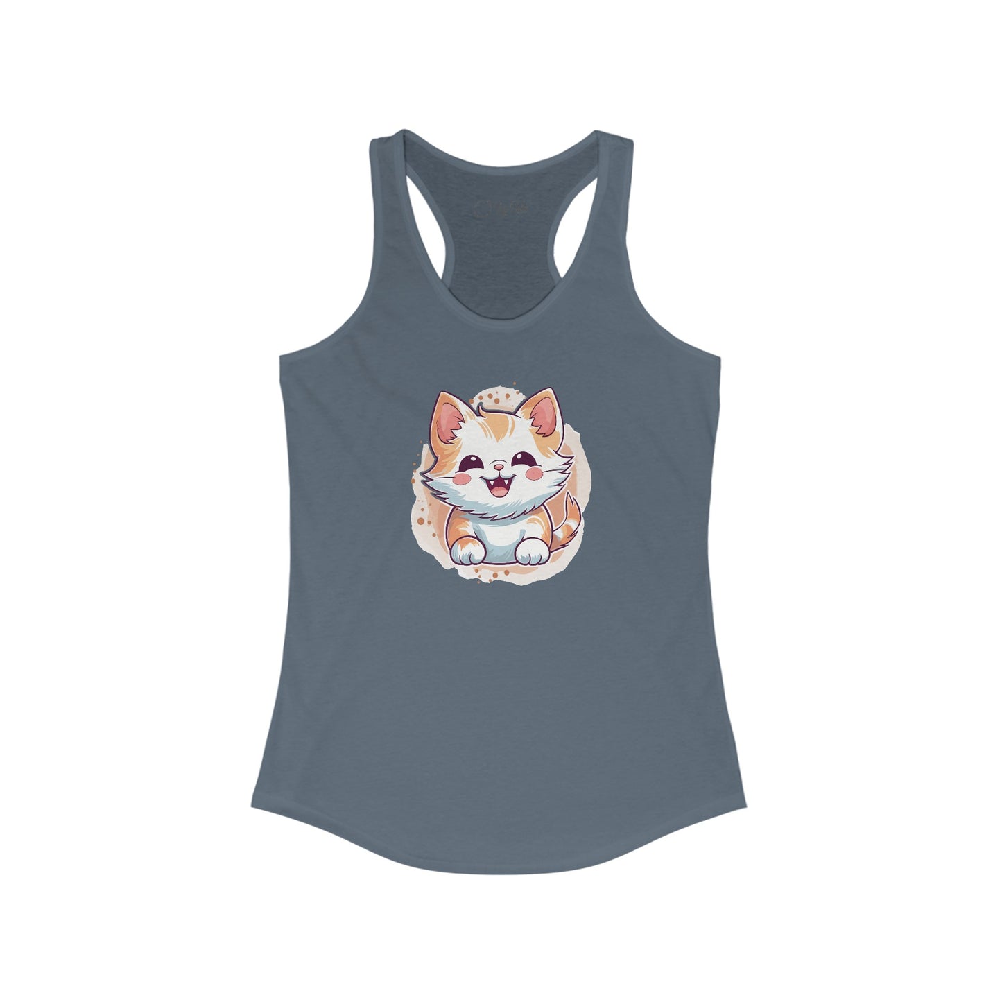 Cute Brown Cat Racerback Tank