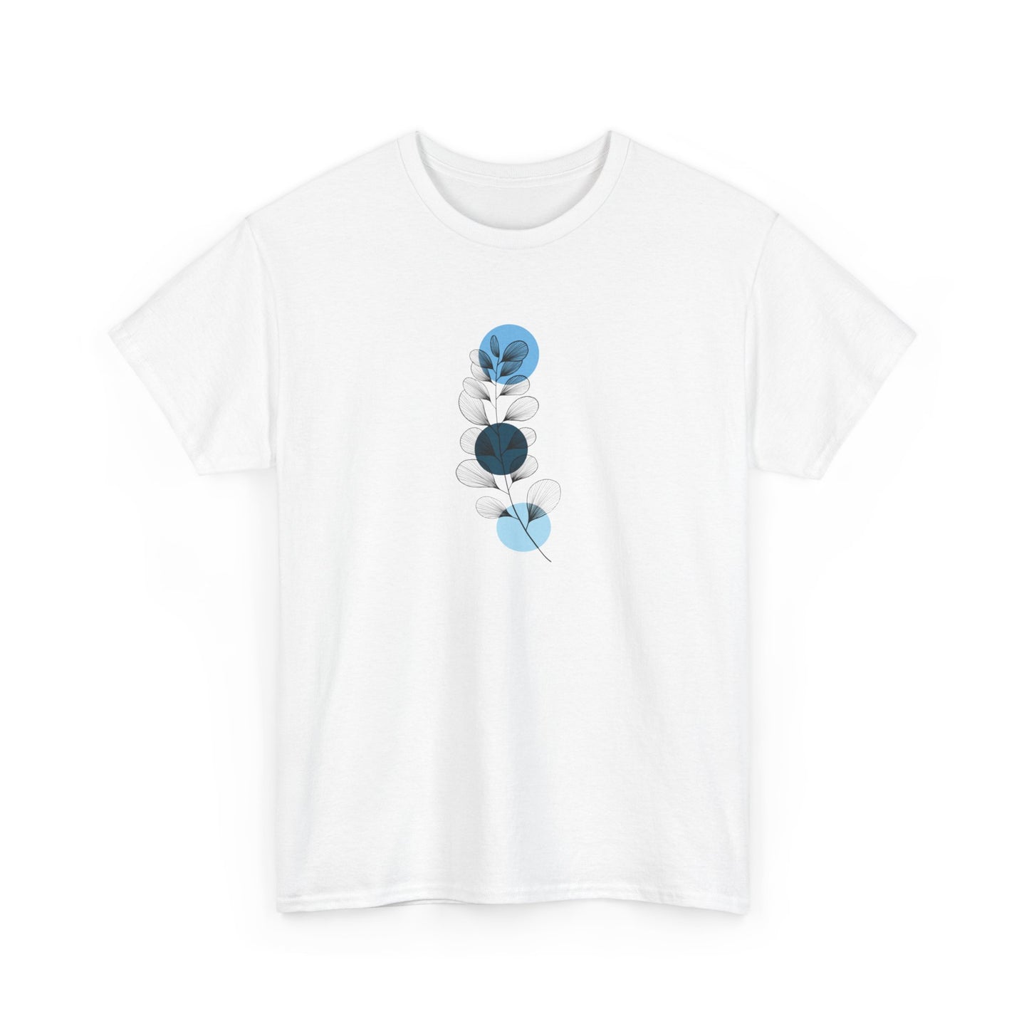 Blue Leaves Short Sleeve Tee