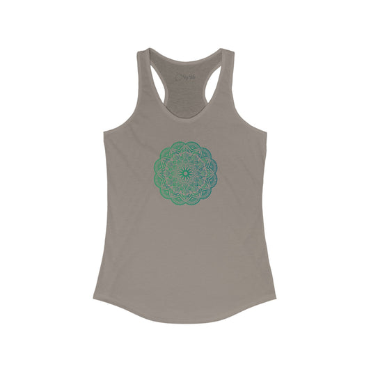 Colorful Mandala Racerback Tank (023)