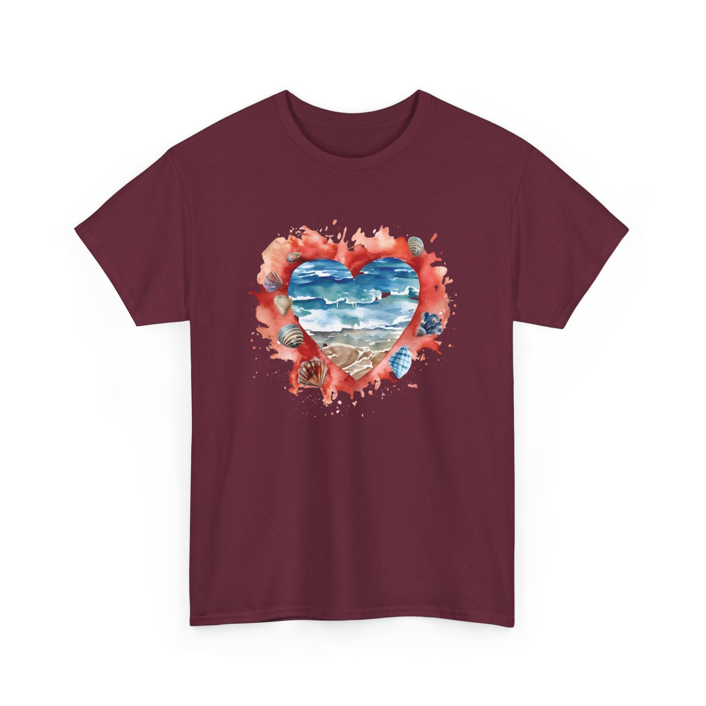 Ocean Heart Short Sleeve Tee